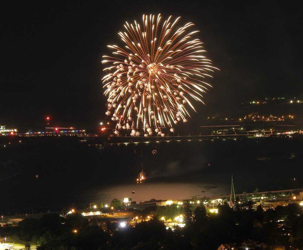 The Dalles fireworks